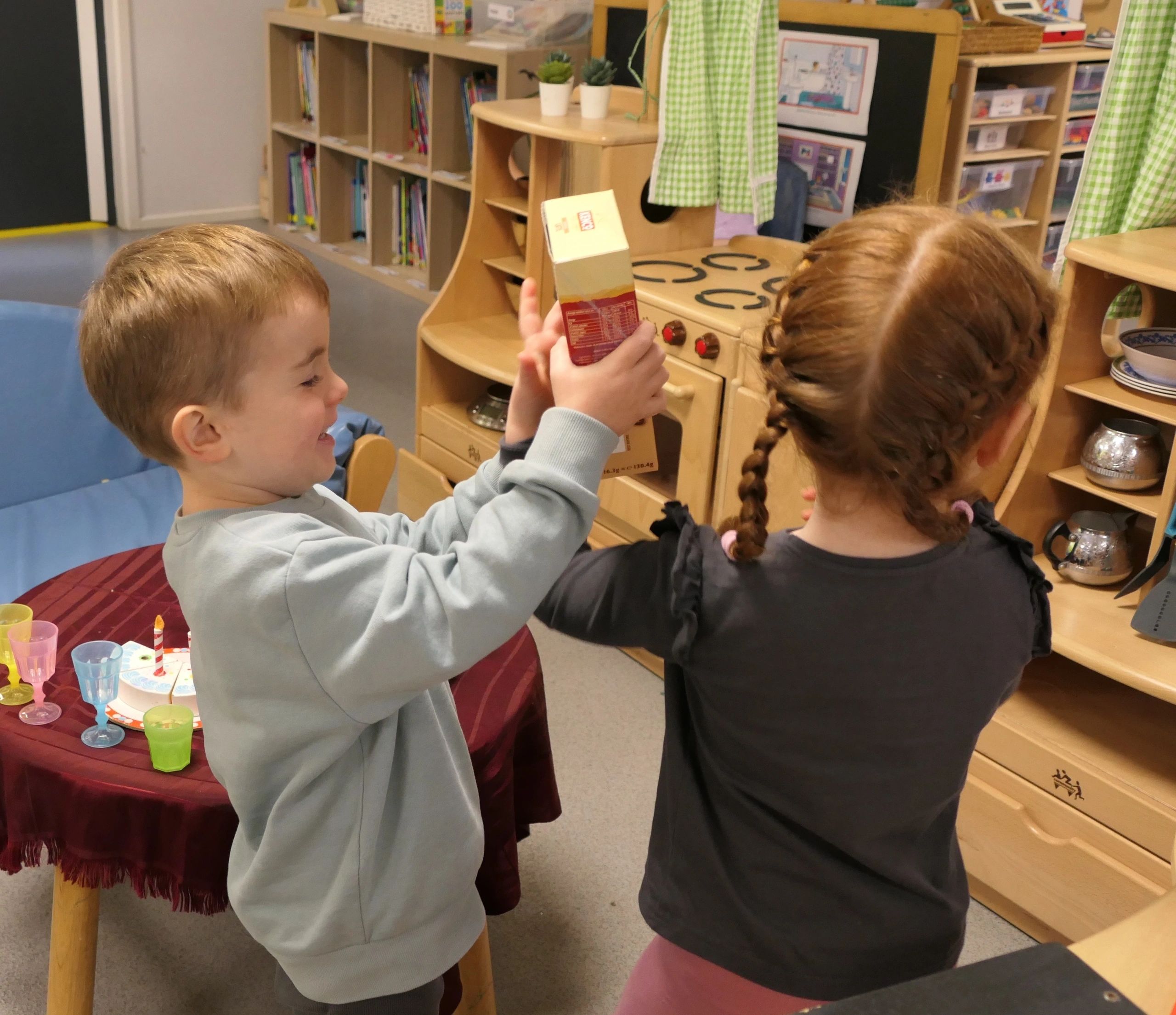 Children exploring outdoors in nature